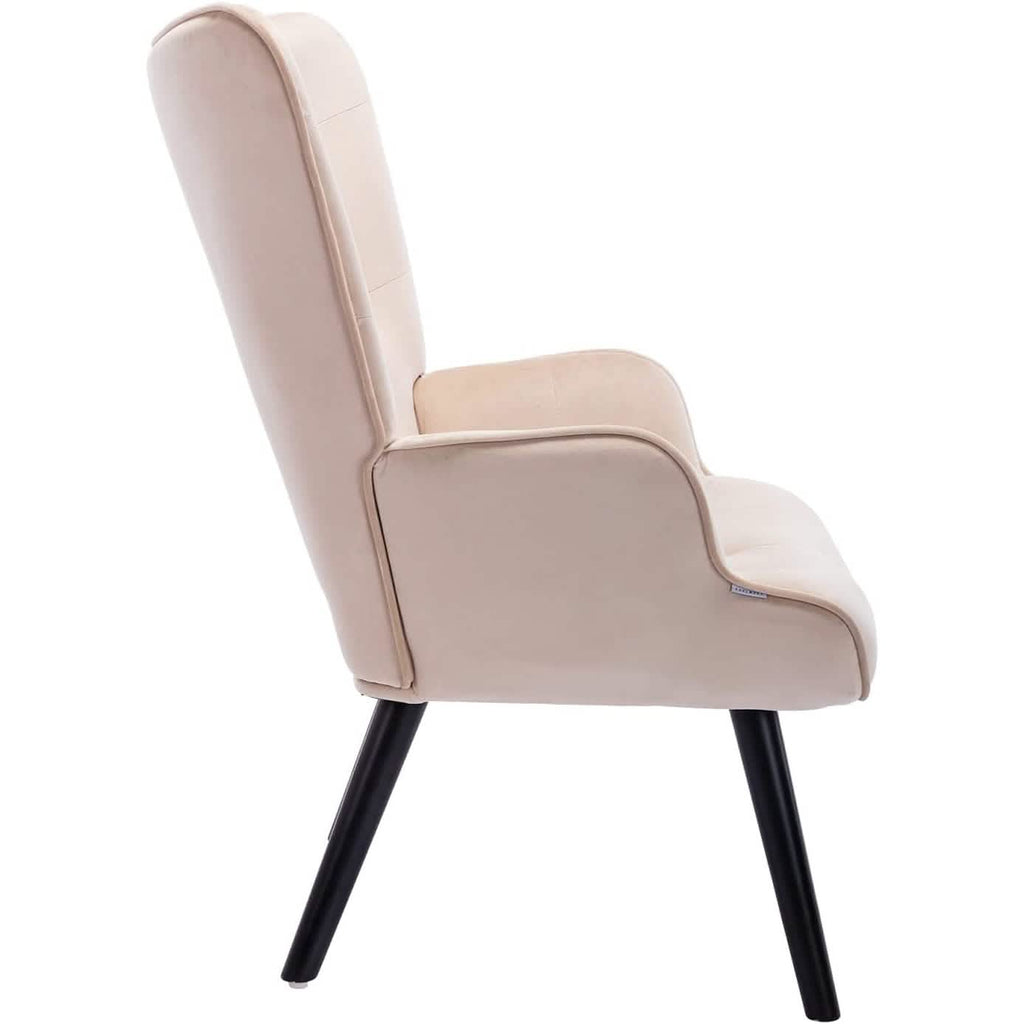 Fauteuil de salon confortable avec dossier haut