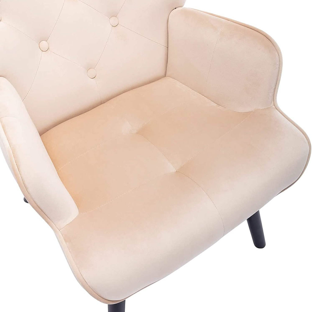 Fauteuil de salon confortable avec dossier haut