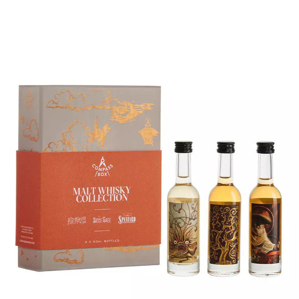 Compass Box - Coffret Cadeau Whisky « Malt Whisky Collection » (3 x 50 ml)