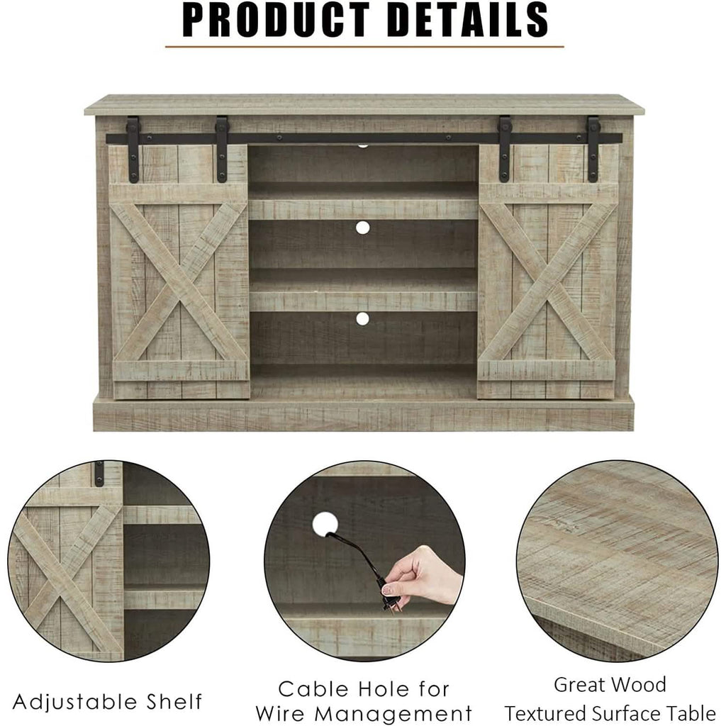 Meuble TV console avec casier de rangement
