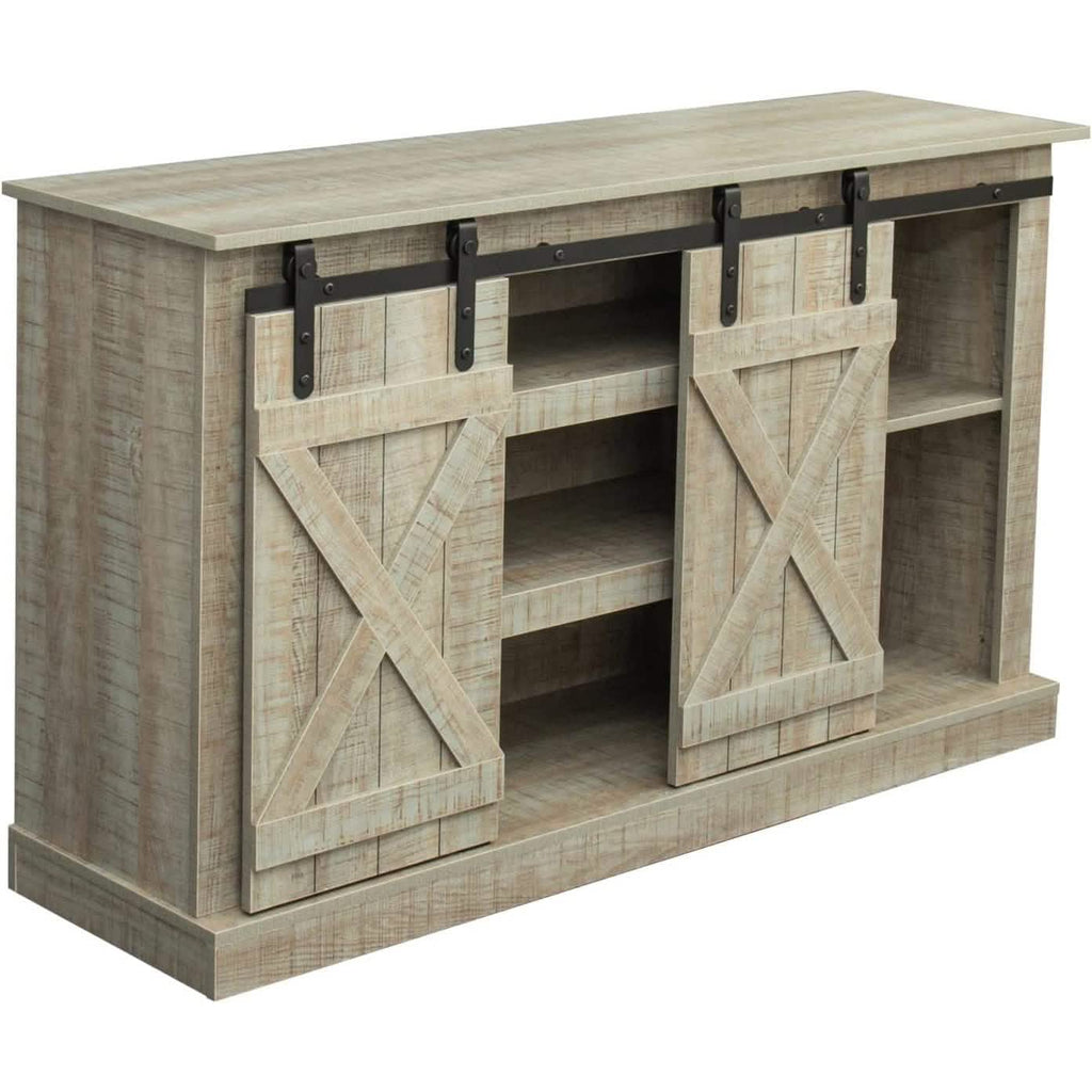 Meuble TV console avec casier de rangement