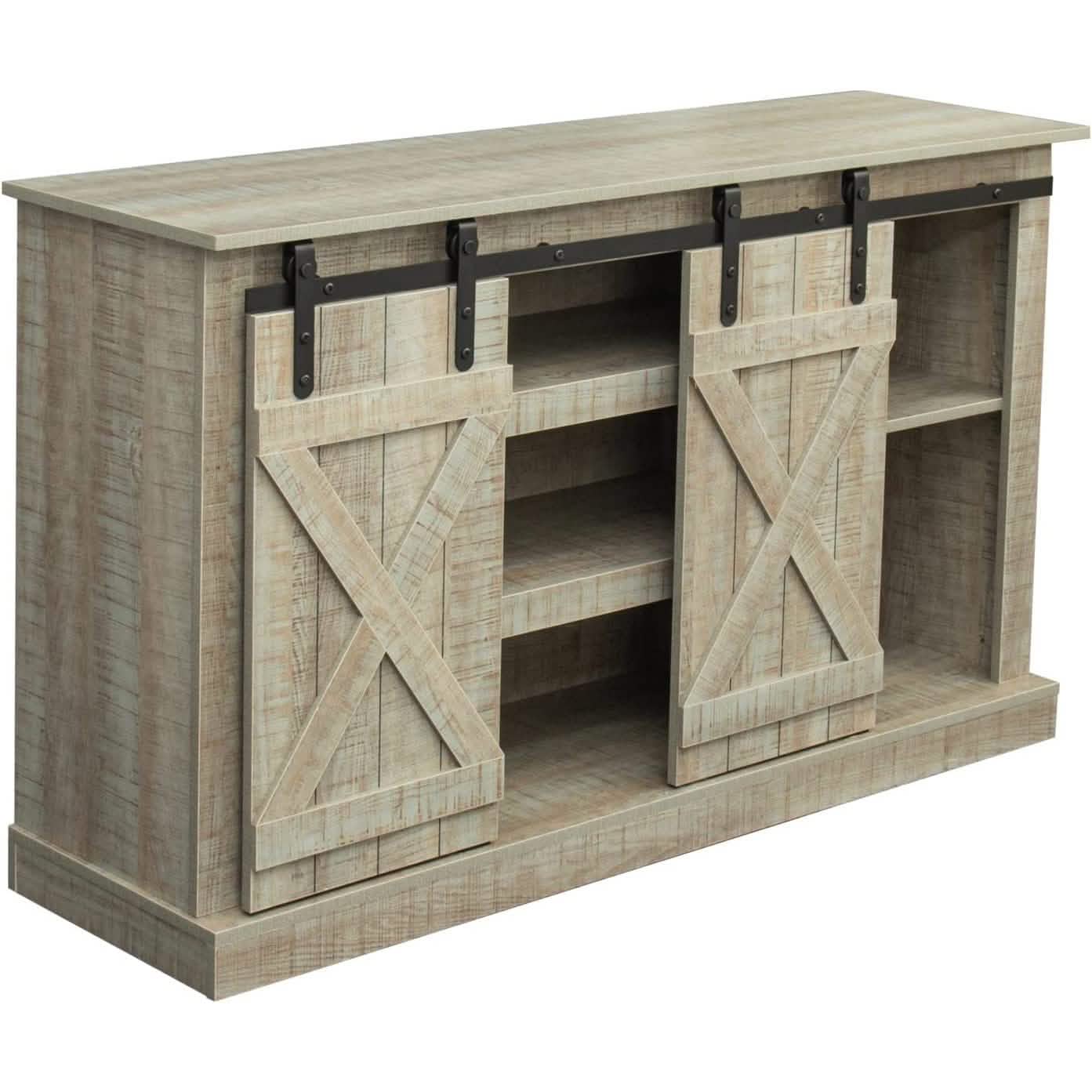 Meuble TV console avec casier de rangement