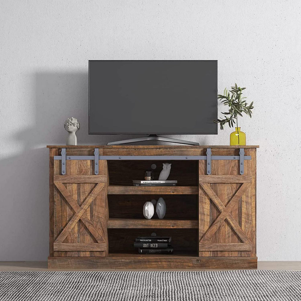 Meuble TV console avec casier de rangement