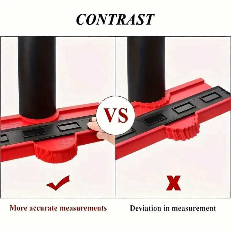 Règle de mesure de profil de jauge de contour en plastique