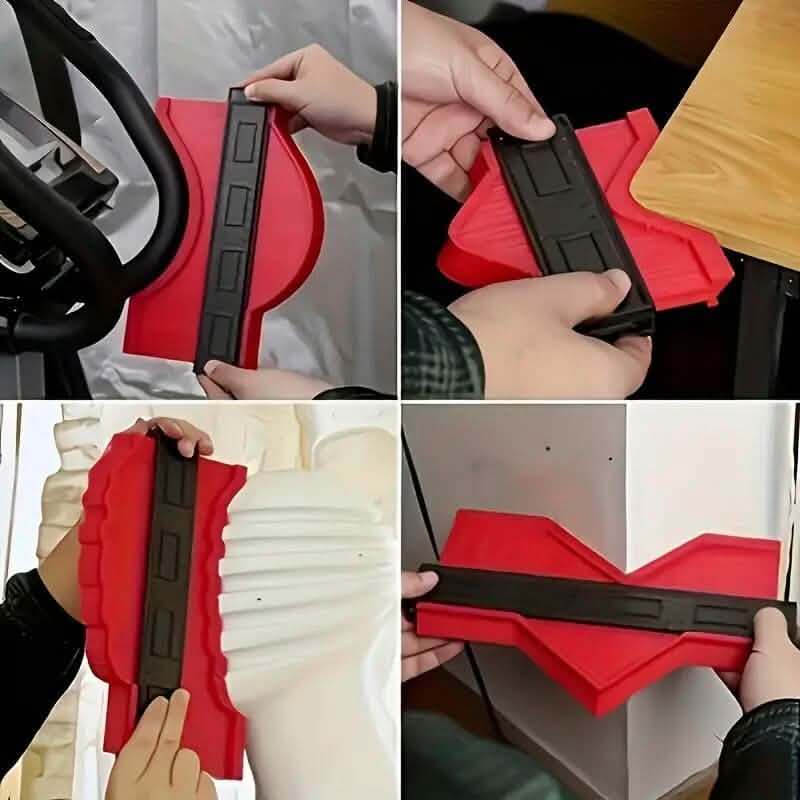 Règle de mesure de profil de jauge de contour en plastique