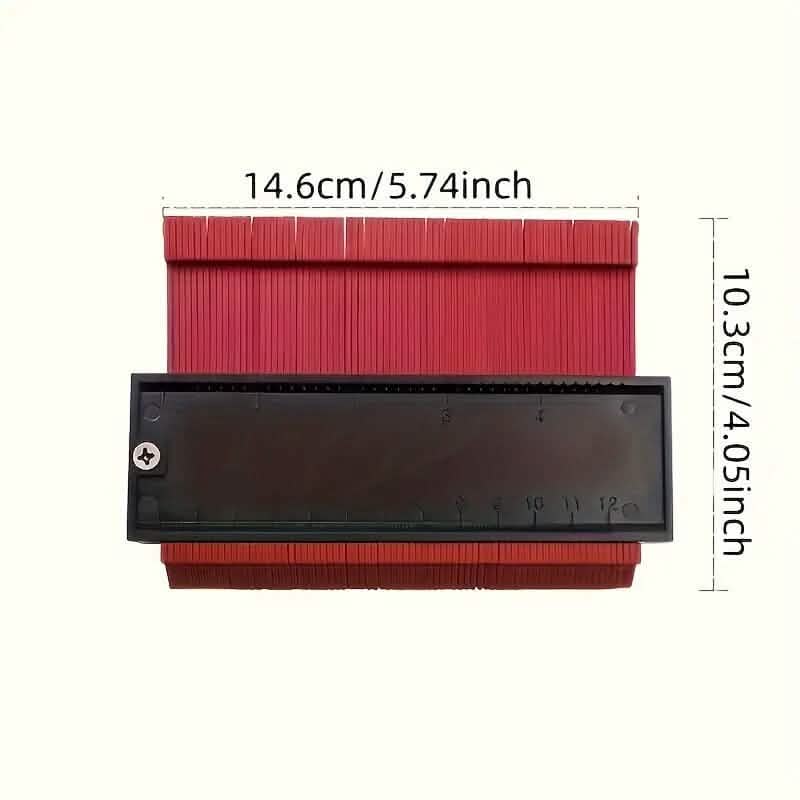 Règle de mesure de profil de jauge de contour en plastique
