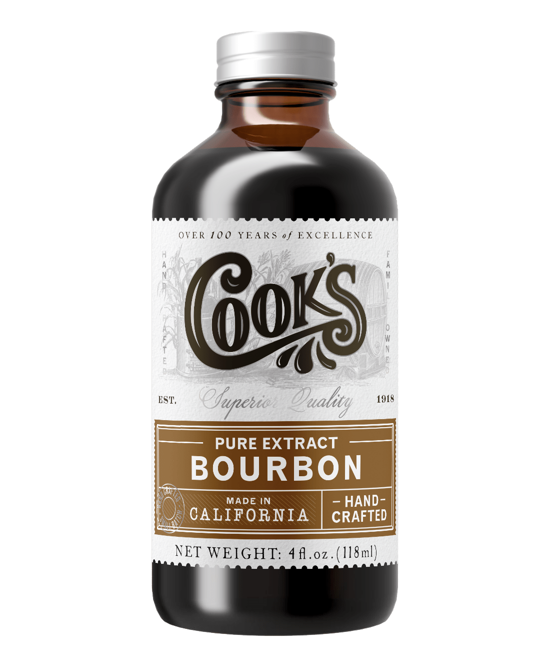 Cook's - Extrait Pur Bourbon (118 ml)
