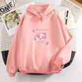 Cool Cow Print Hoodie Fraise Décontracté Pullover Sweatshirt Oversize Pullover Sweatshirts pour Femmes Mignon Fraise Vache Imprimé Hoodie Top Décontracté Vêtements Esthétiques Pour Femmes Drôles Hoodies