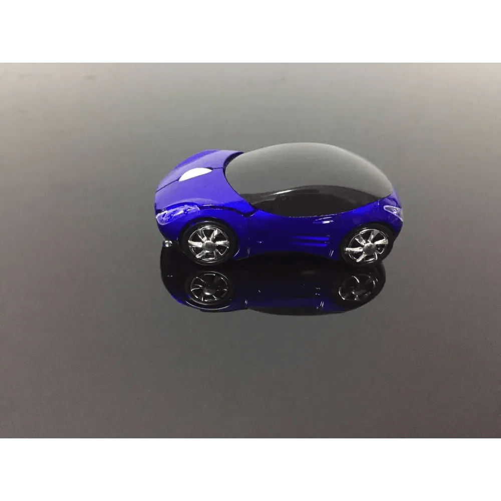 Souris sans fil en forme de voiture de sport cool 3D, souris optique ergonomique élégante avec récepteur USB pour ordinateur portable et ordinateur