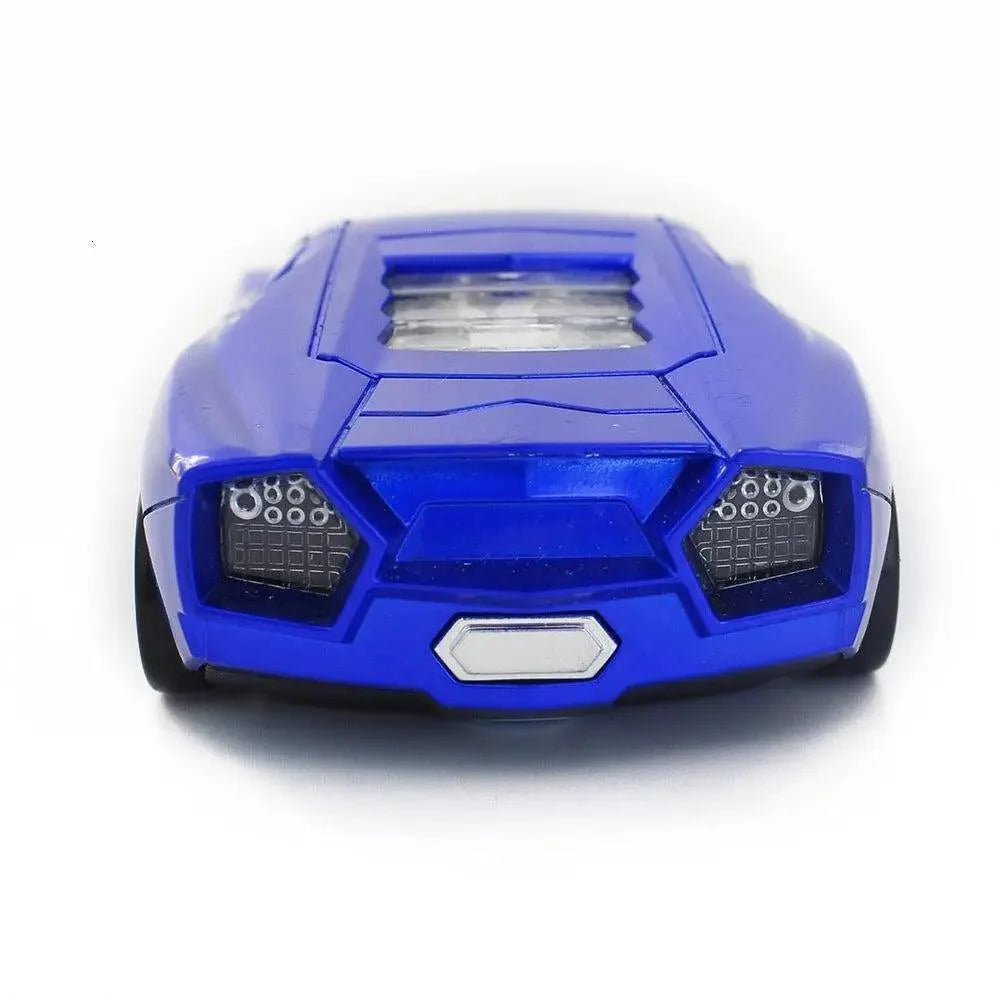 Souris de jeu sans fil cool avec récepteur USB 2,4 GHz, souris de voiture de sport sans fil tendance 1600 DPI, souris mini 3D ergonomique pour PC portable