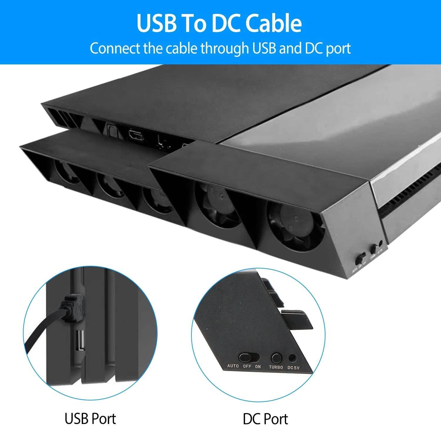 Ventilateur de refroidissement pour console de jeu PS4