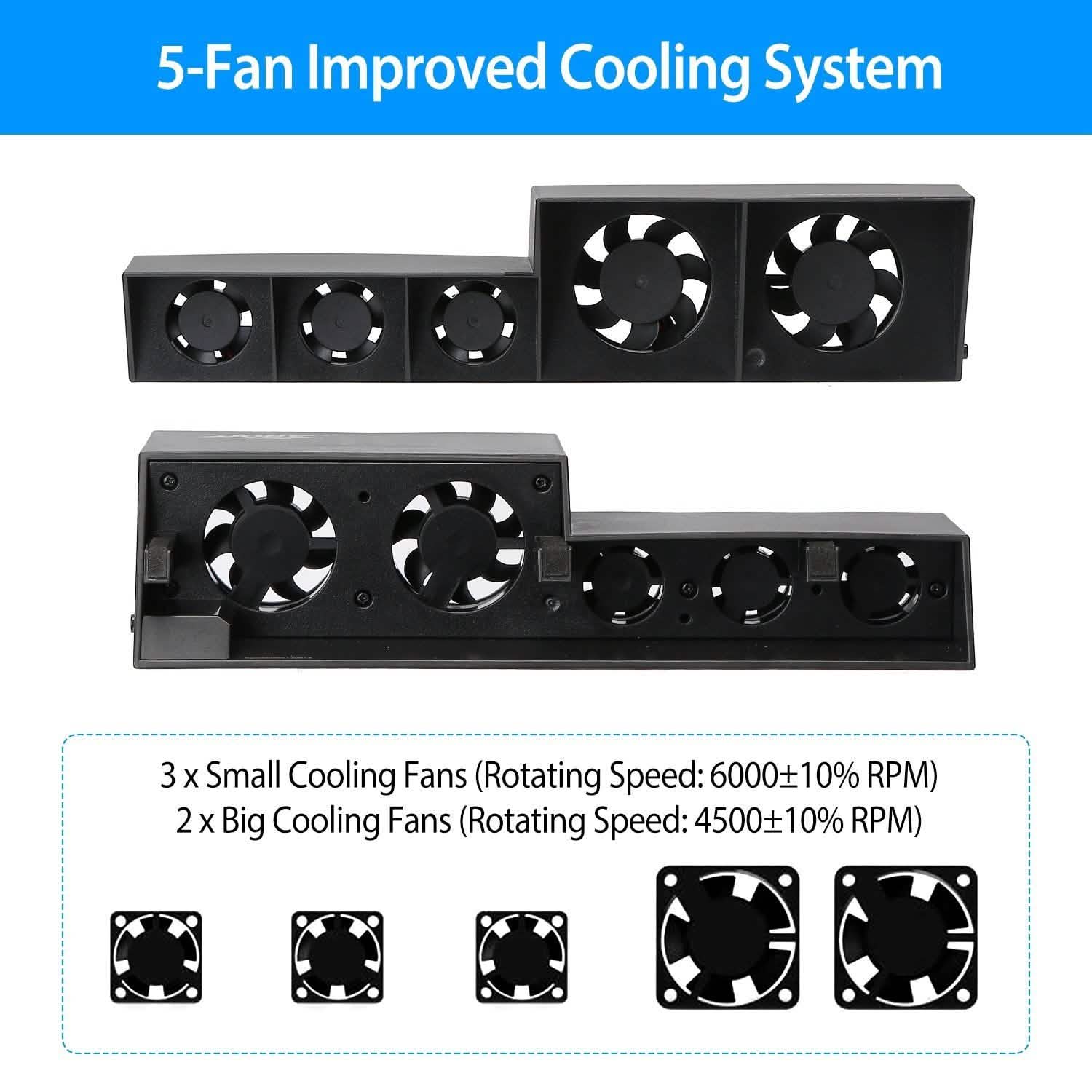 Ventilateur de refroidissement pour console de jeu PS4