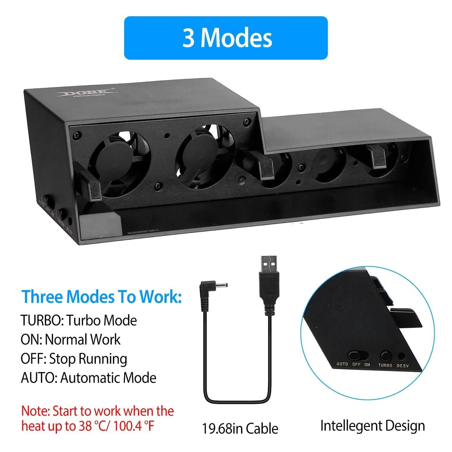 Ventilateur de refroidissement pour console de jeu PS4