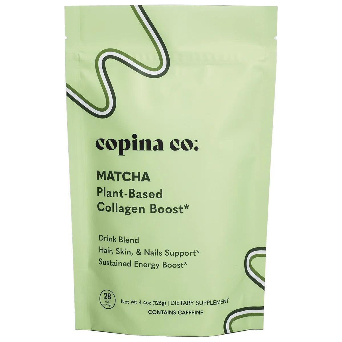 Copina Co. - Préparation pour boisson « Matcha Beauty » de soutien au collagène végétal (125 g)