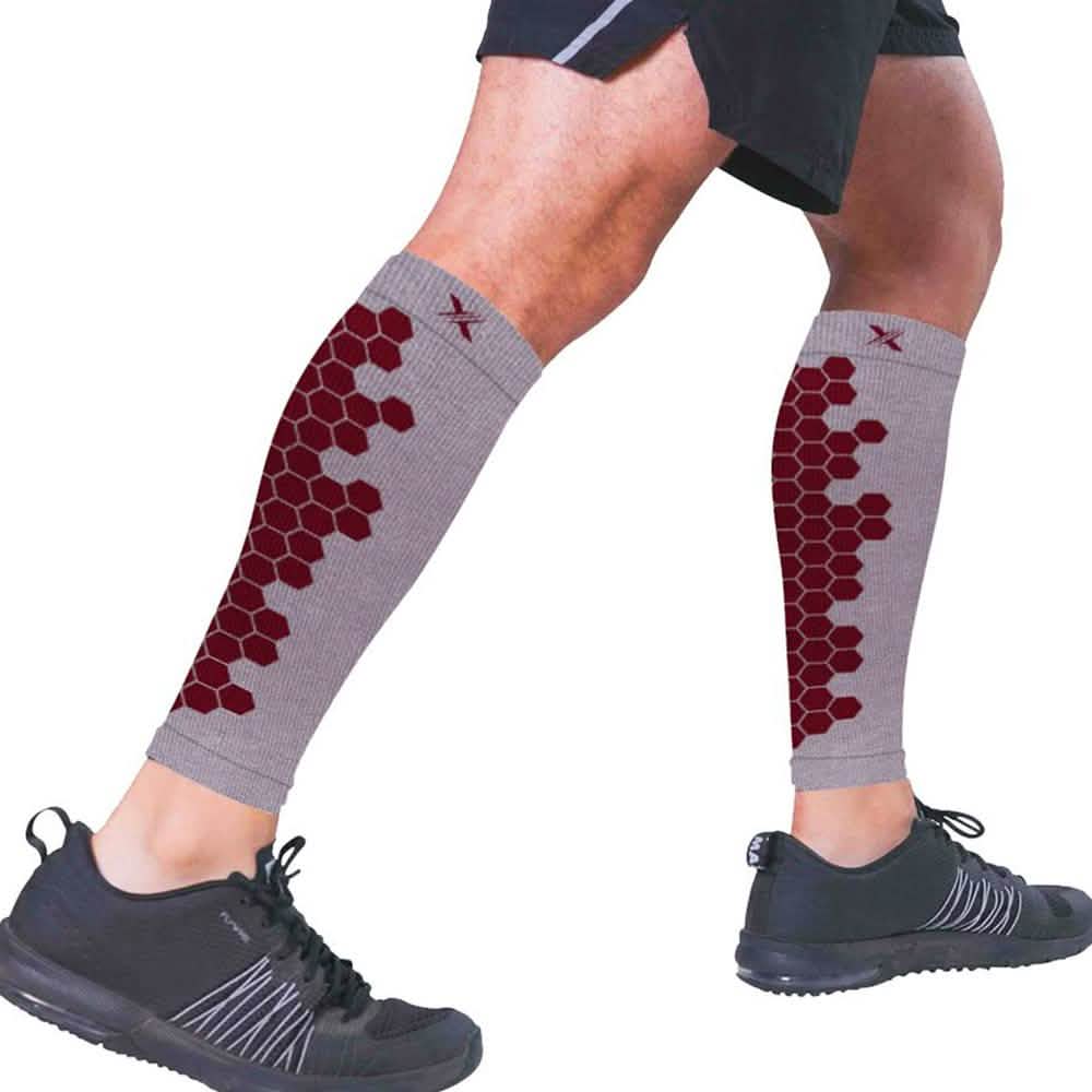 Manchons de compression et de soutien haute performance pour mollets, infusés de cuivre