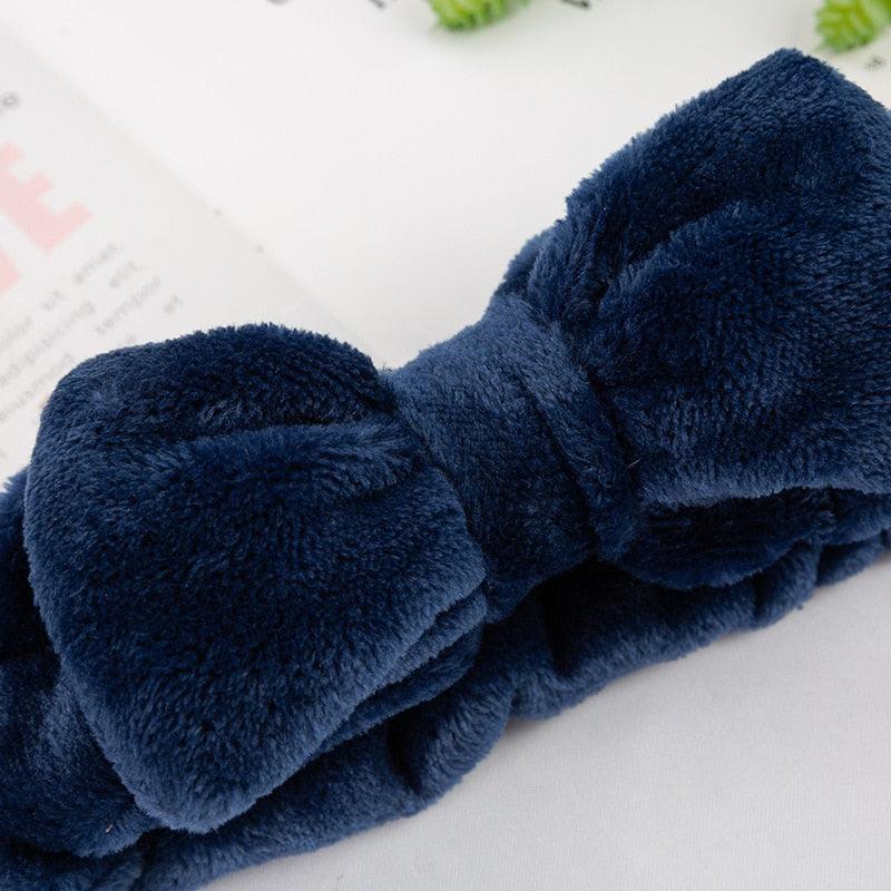 Bandeau en polaire corail doux, bandeau à nœud croisé, bande élastique pour les cheveux, pour femmes et filles, turban de lavage du visage, magnifiques accessoires pour cheveux pour femmes