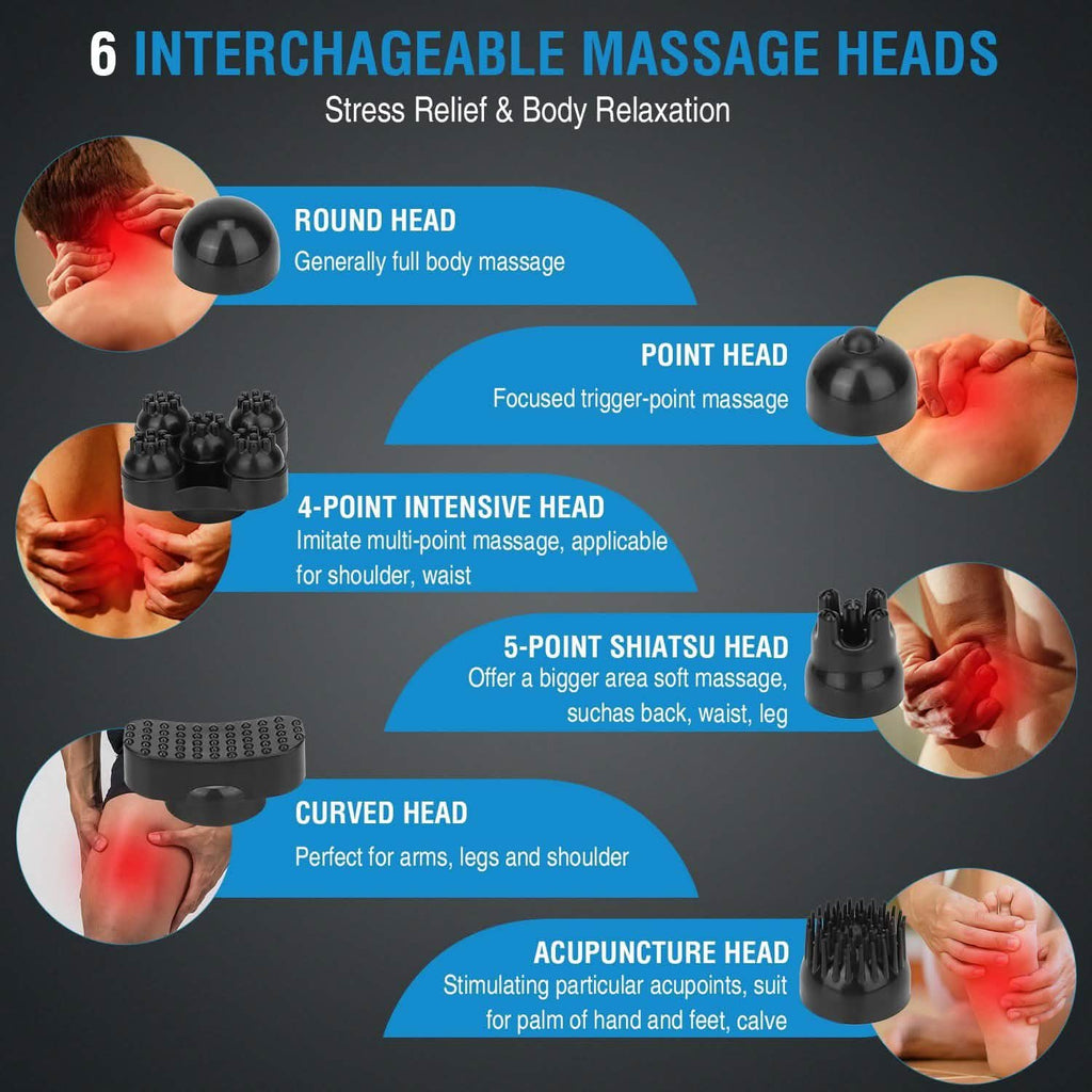 Masseur dorsal portatif sans fil