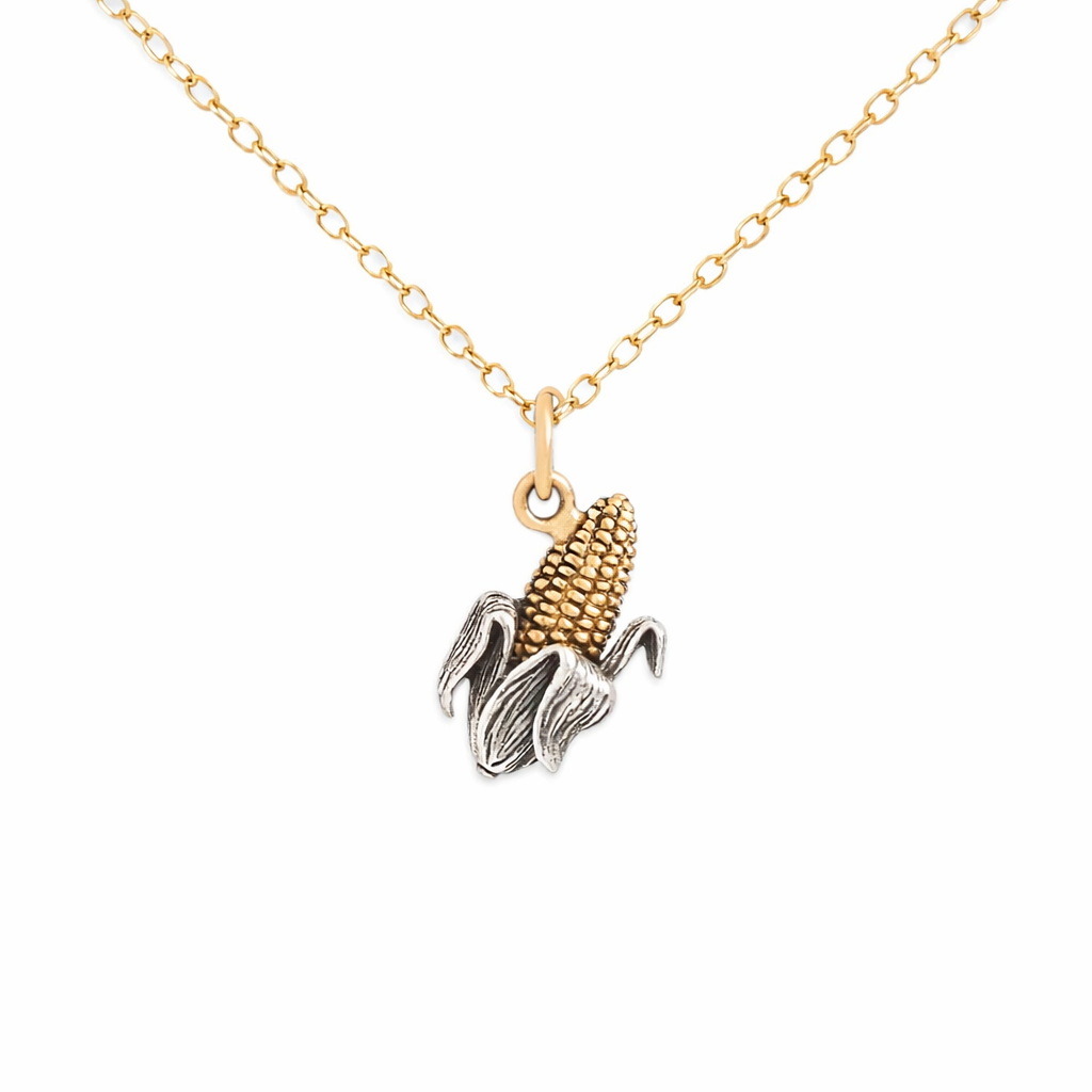 Collier de maïs en métaux mélangés