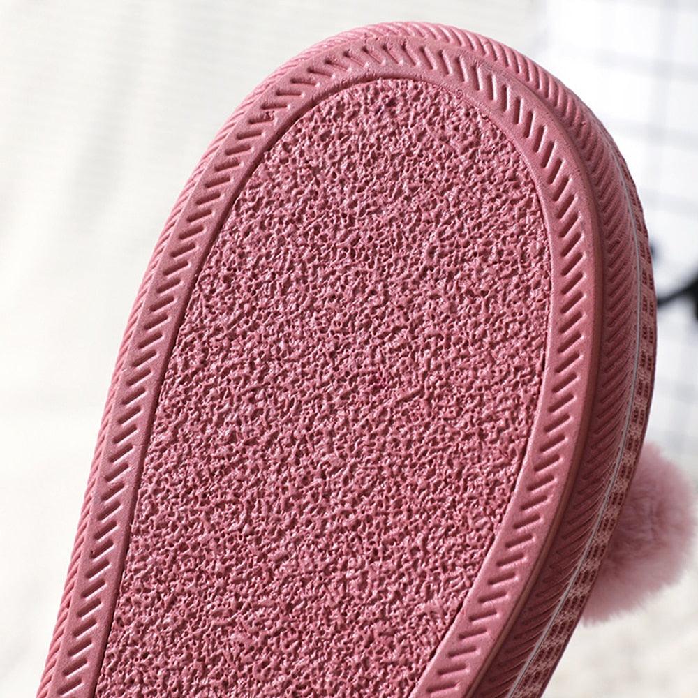 Pantoufles d'intérieur mignonnes en coton pour femmes, chaussures d'hiver, pantoufles de maison chaudes, pantoufles en coton d'hiver en mousse à mémoire de forme, pantoufles douillettes et moelleuses pour couples