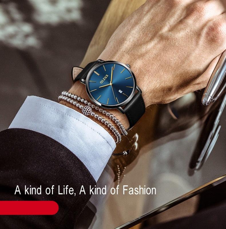 Montre Couple Populaire Décontractée à Quartz Femme Homme Montre Horloge Garçons Filles Ultra Mince Bracelet en Cuir Montre-bracelet Minimaliste Analogique Quartz Ultra Mince Montres Bracelet en Cuir Mode Décontractée Date Montre Étanche