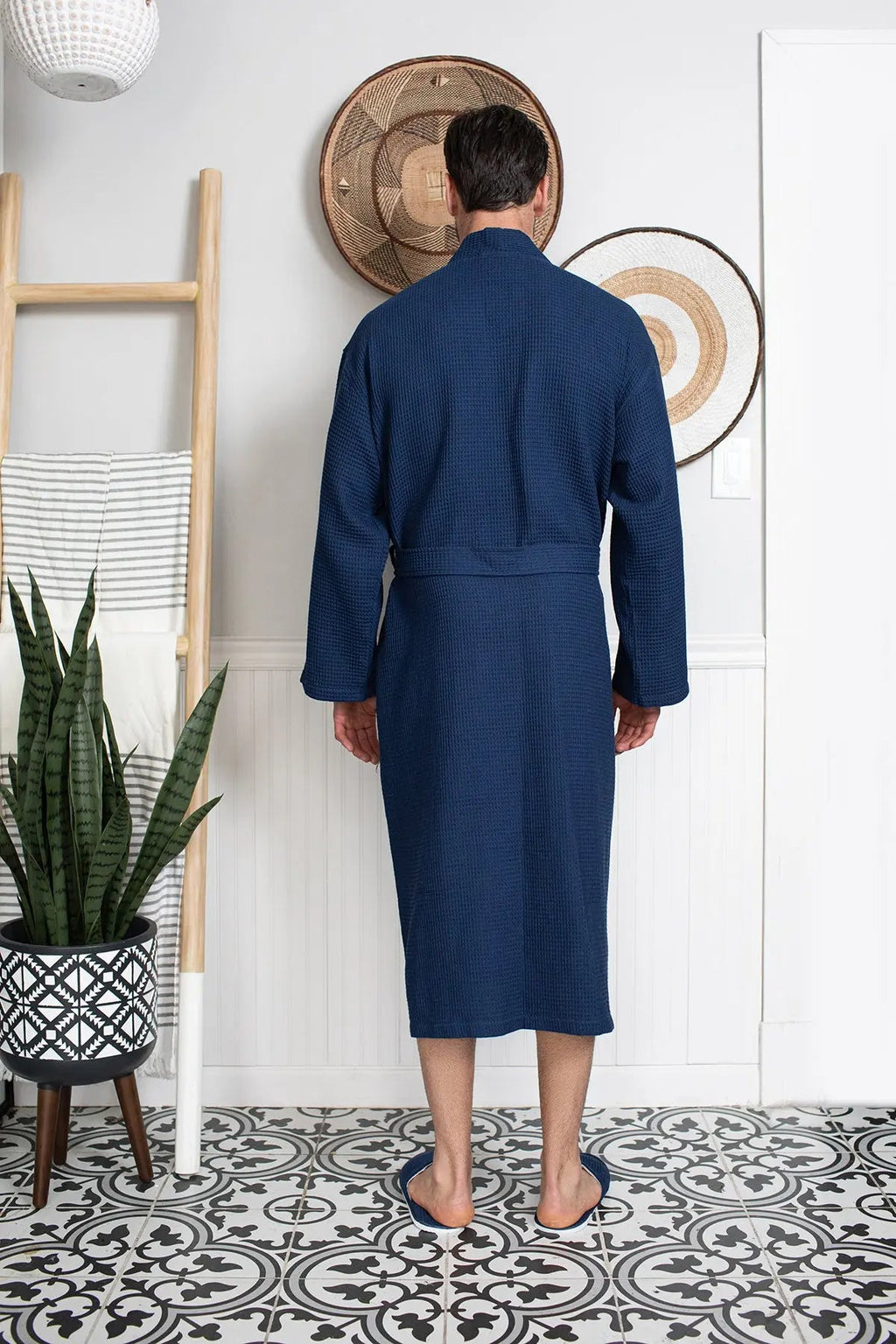Peignoir gaufré pour homme - Absorbant, Léger