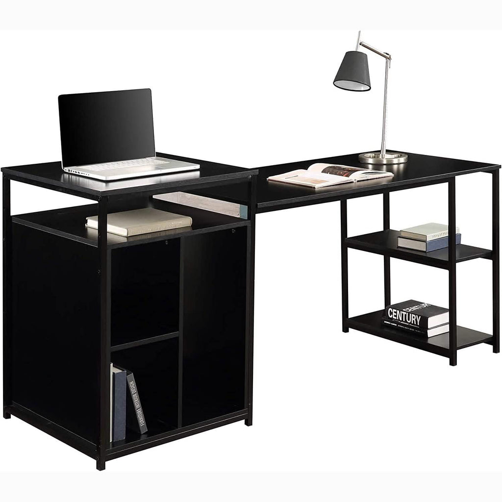 Meuble pour imprimante, support pour unité centrale, bureau informatique avec rangement