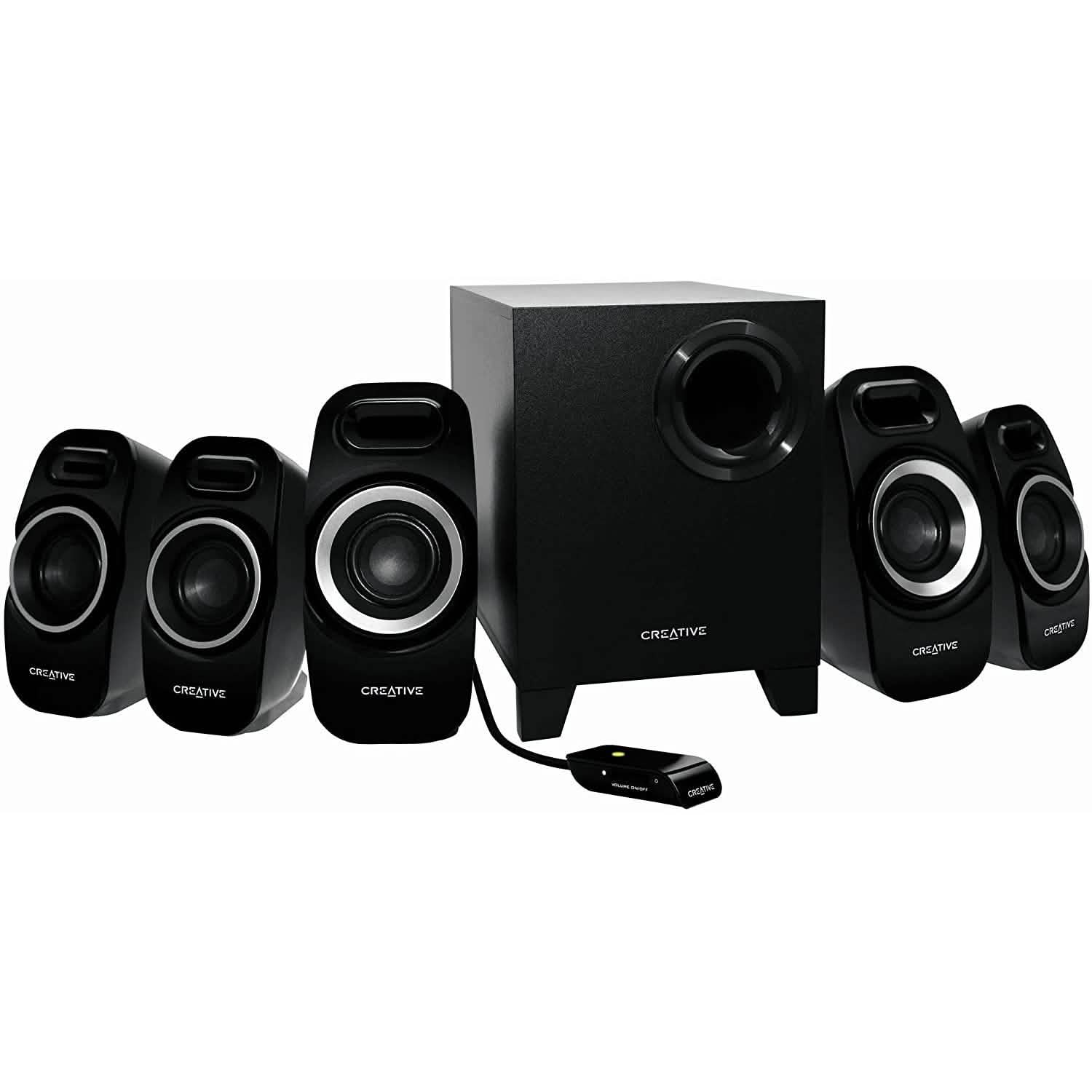 Système d'enceintes multimédia 5.1 Creative Labs Inspire T6300 (remis à neuf)