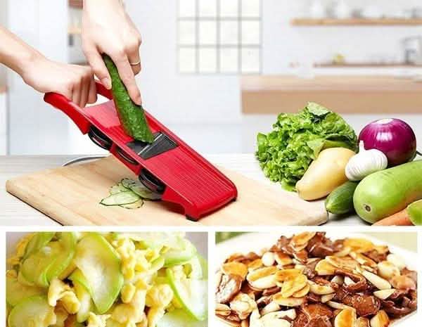 Coupe-légumes créatif à mandoline avec lame en acier inoxydable