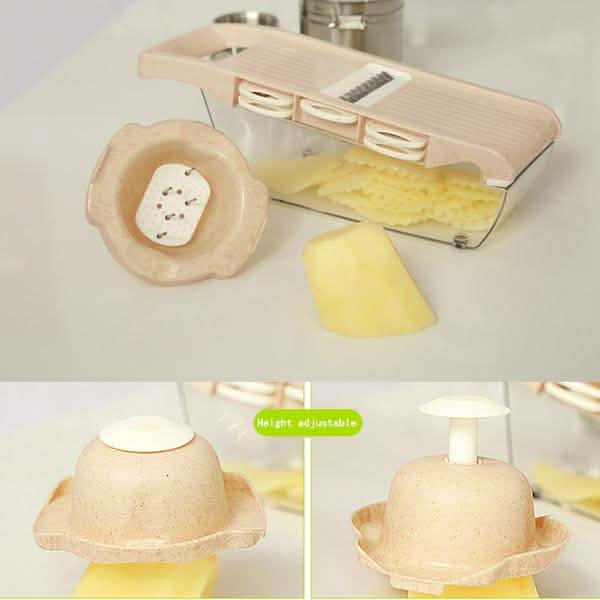 Coupe-légumes créatif à mandoline avec lame en acier inoxydable
