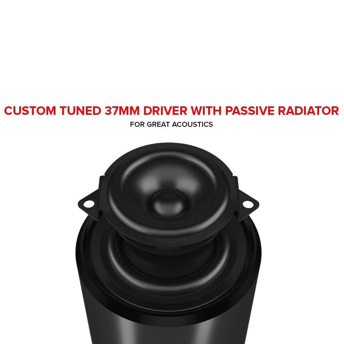 Mini-enceinte portable Creative Metallix - Noire (reconditionnée)
