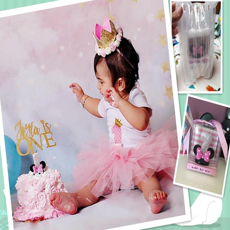 Bougies d'art créatives parfumées pour anniversaire, mariage, chiffres, bougie sans flamme, gâteau pour cadeaux d'enfants, décoration joyeux anniversaire, bougie d'anniversaire mignonne pour enfants, décoration de gâteau de fête