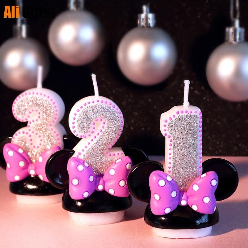 Bougies d'art créatives parfumées pour anniversaire, mariage, chiffres, bougie sans flamme, gâteau pour cadeaux d'enfants, décoration joyeux anniversaire, bougie d'anniversaire mignonne pour enfants, décoration de gâteau de fête