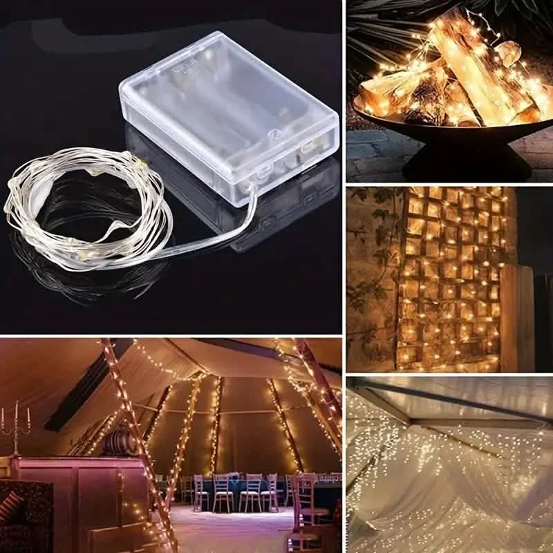 Guirlande Lumineuse Créative pour Chambre, Fête, Mariage, Camping et Randonnée en Extérieur et Décoration