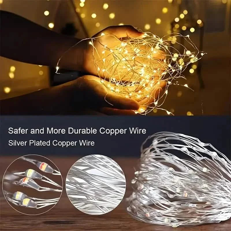 Guirlande Lumineuse Créative pour Chambre, Fête, Mariage, Camping et Randonnée en Extérieur et Décoration