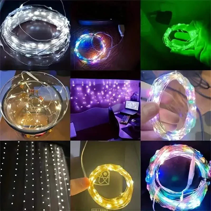 Guirlande Lumineuse Créative pour Chambre, Fête, Mariage, Camping et Randonnée en Extérieur et Décoration