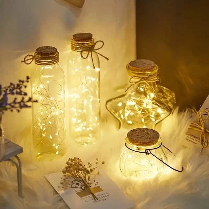 Guirlande Lumineuse Créative pour Chambre, Fête, Mariage, Camping et Randonnée en Extérieur et Décoration