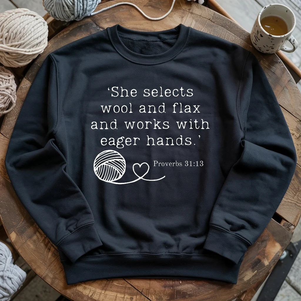 Sweat-shirt crochet dans la Bible