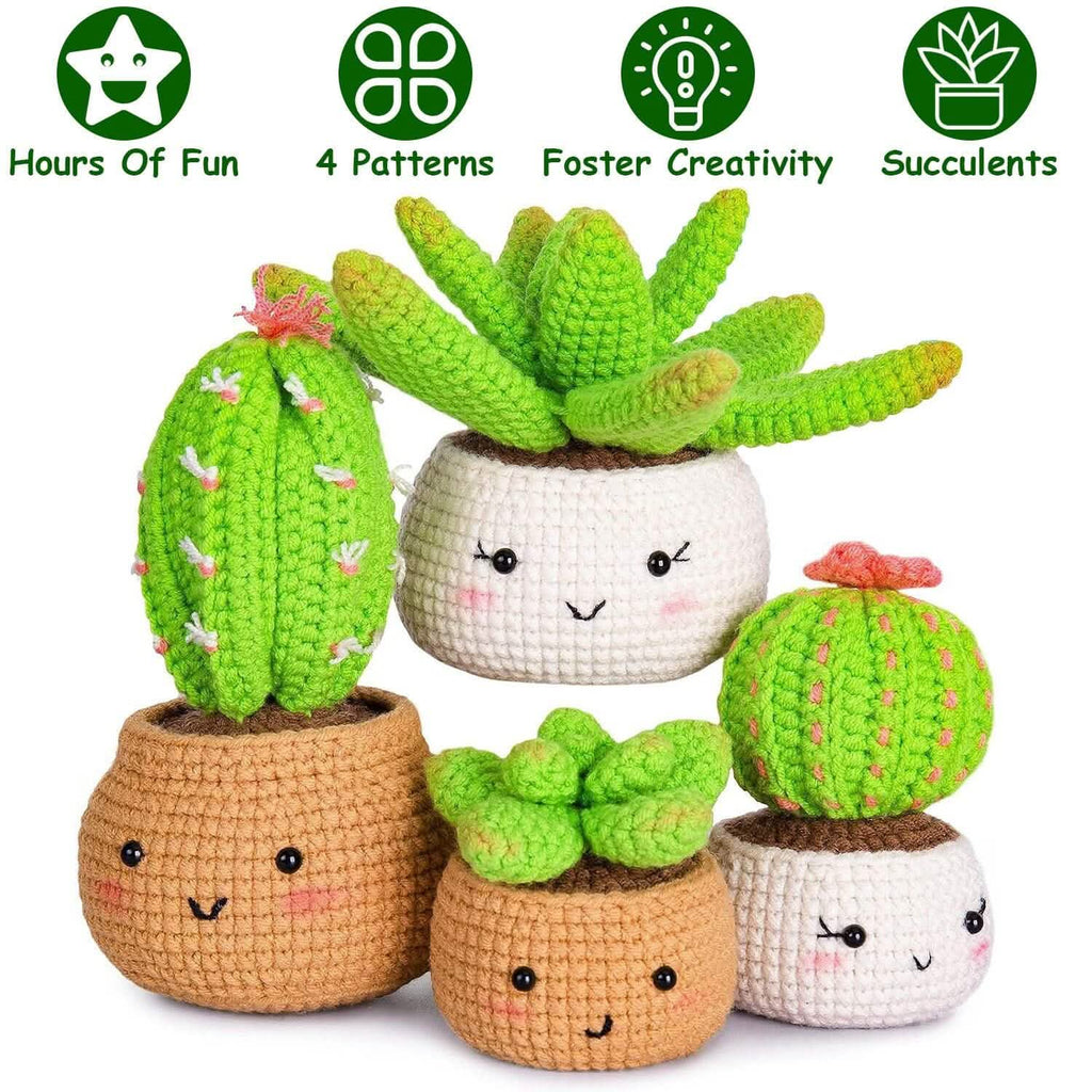 Kit de crochet pour débutants Fournitures de tricot DIY