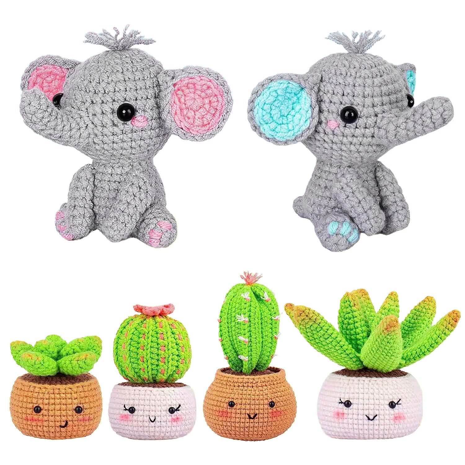 Kit de crochet pour débutants Fournitures de tricot DIY