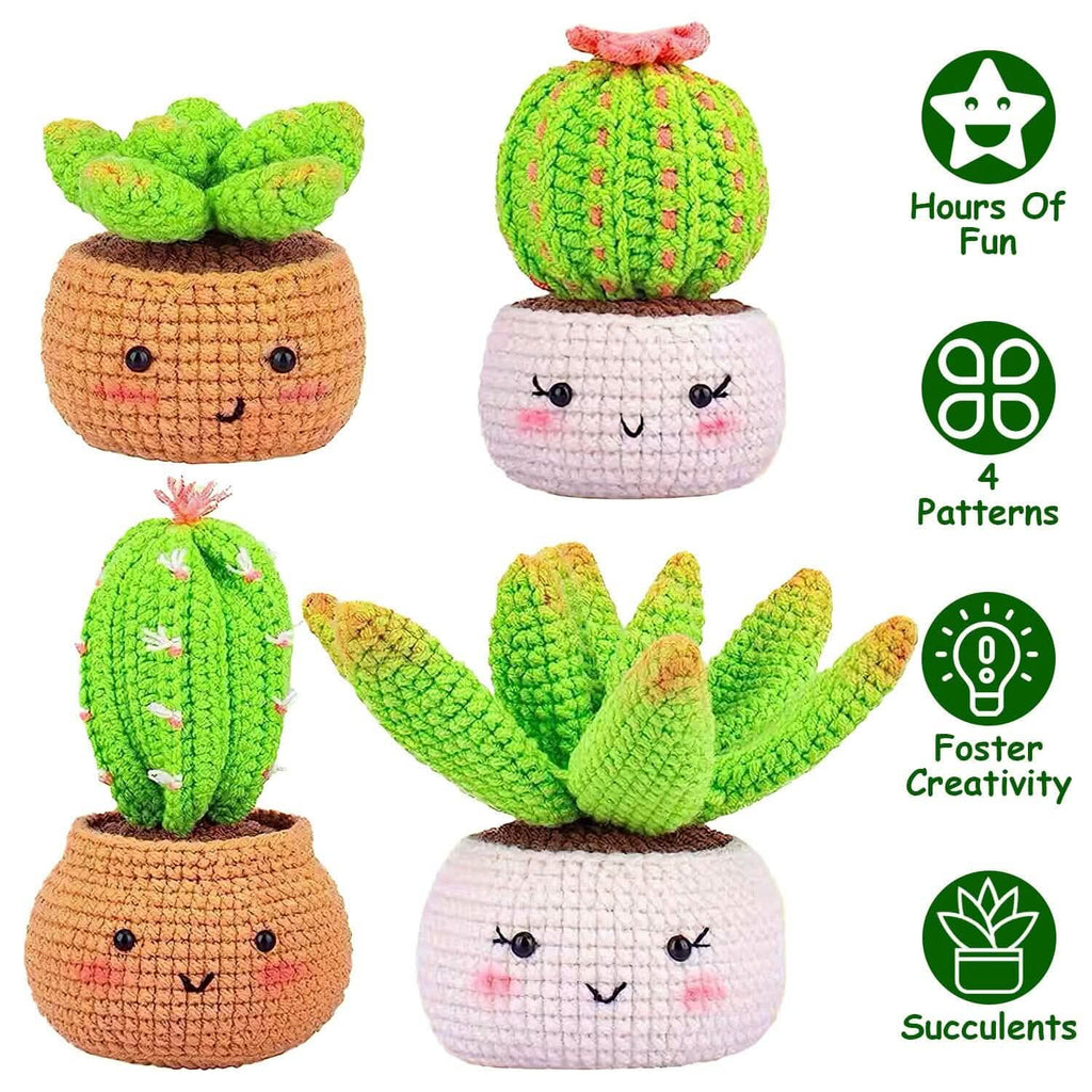 Kit de crochet pour débutants Fournitures de tricot DIY