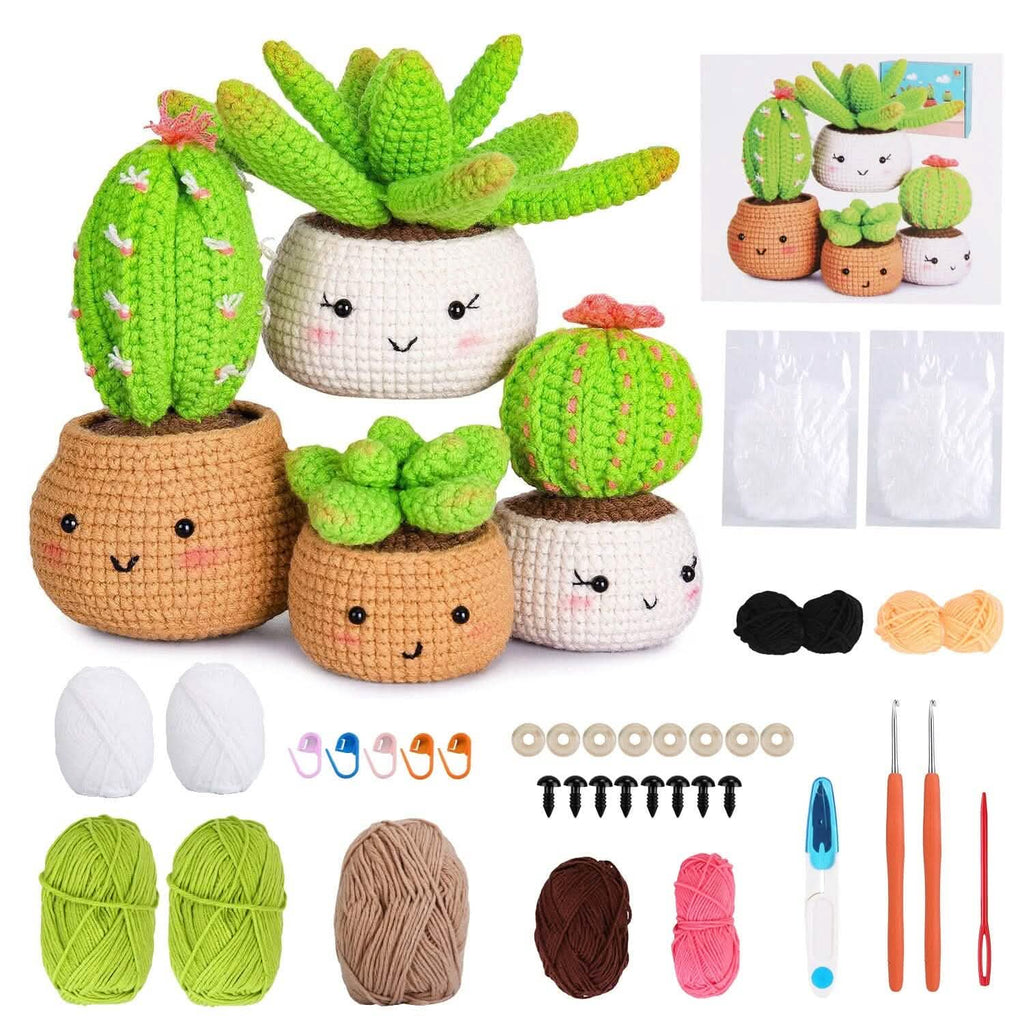Kit de crochet pour débutants Fournitures de tricot DIY