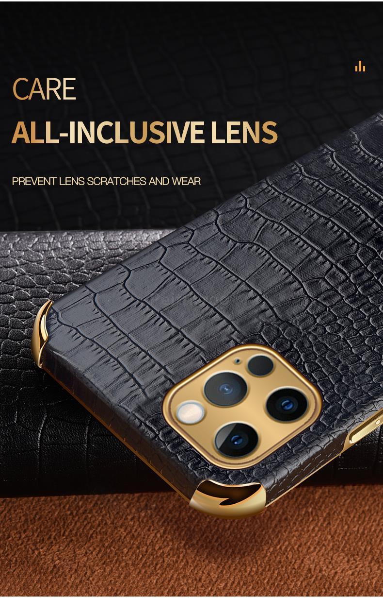 Étui en cuir de crocodile pour iPhone 13 12 Mini antichoc support magnétique à anneau coque de téléphone ultra-mince en cuir de crocodile souple pare-chocs antichoc avec support à anneau housse de protection pour iPhone