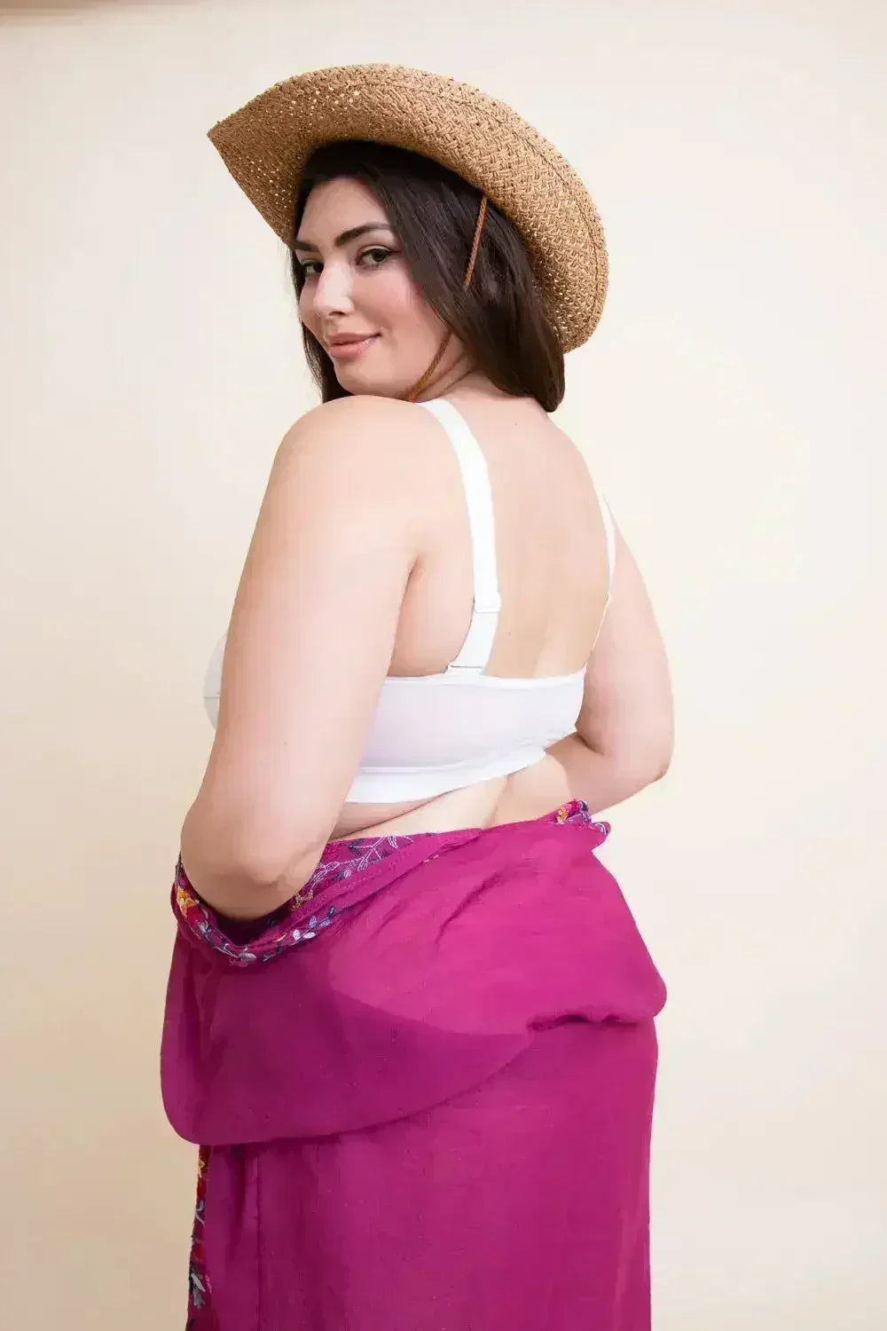 Brassière cache-cœur grande taille