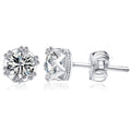Puces d'oreilles Couronne avec Zircons Cubiques