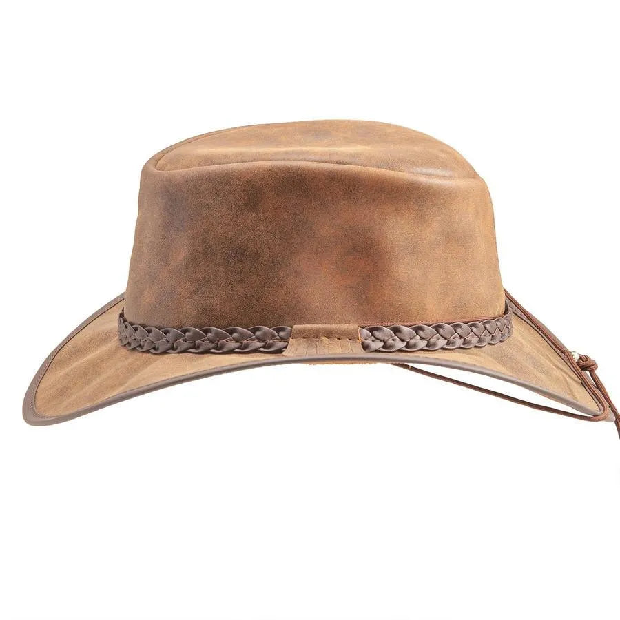Chapeau australien en cuir Head'n Home Crusher
