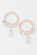 Boucles d'oreilles pendantes Cristaux et Pierres fines
