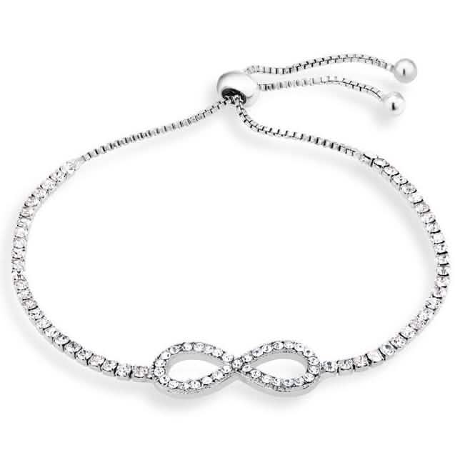 Bracelet à breloques en oxyde de zirconium - Tailles assorties