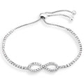 Bracelet à breloques en oxyde de zirconium - Tailles assorties