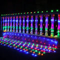 Rideau de lumières LED maillées RGB