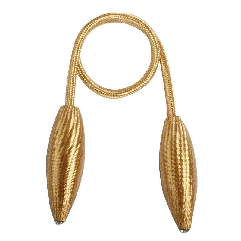 Embrasses de Rideaux Crochets de Maintien Clips Boucle en Polyester Jolis et Tendance Accessoires Décoratifs Maison Embrasses Créatives pour Fenêtres Attaches en Torsion Style Européen Supports de Rideaux Sur Mesure Décoratifs 57cm